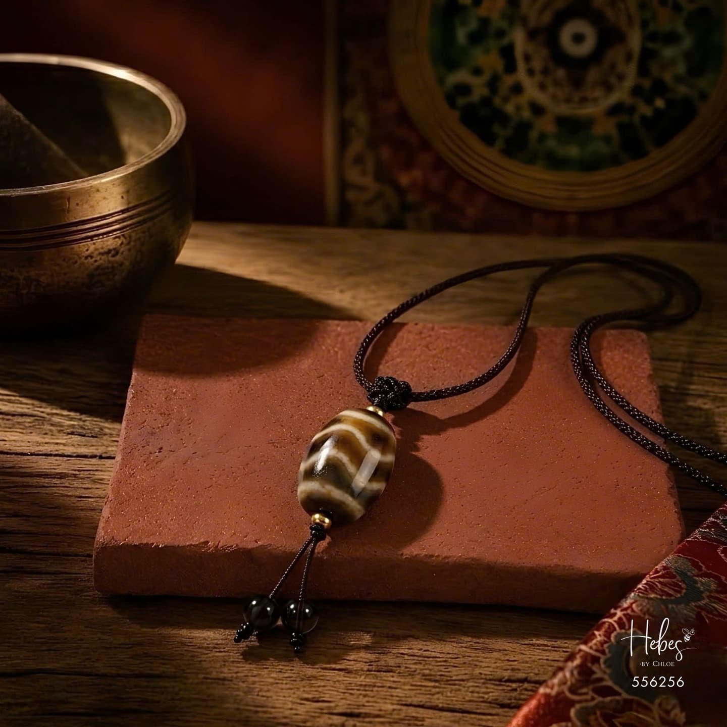 The Wave of Fortune Dzi Pendant 556256