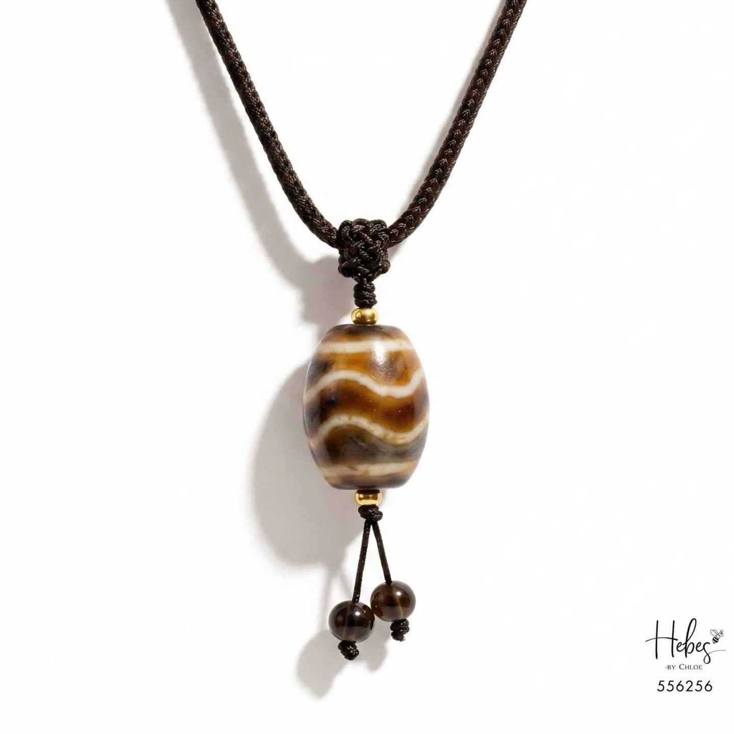 The Wave of Fortune Dzi Pendant 556256