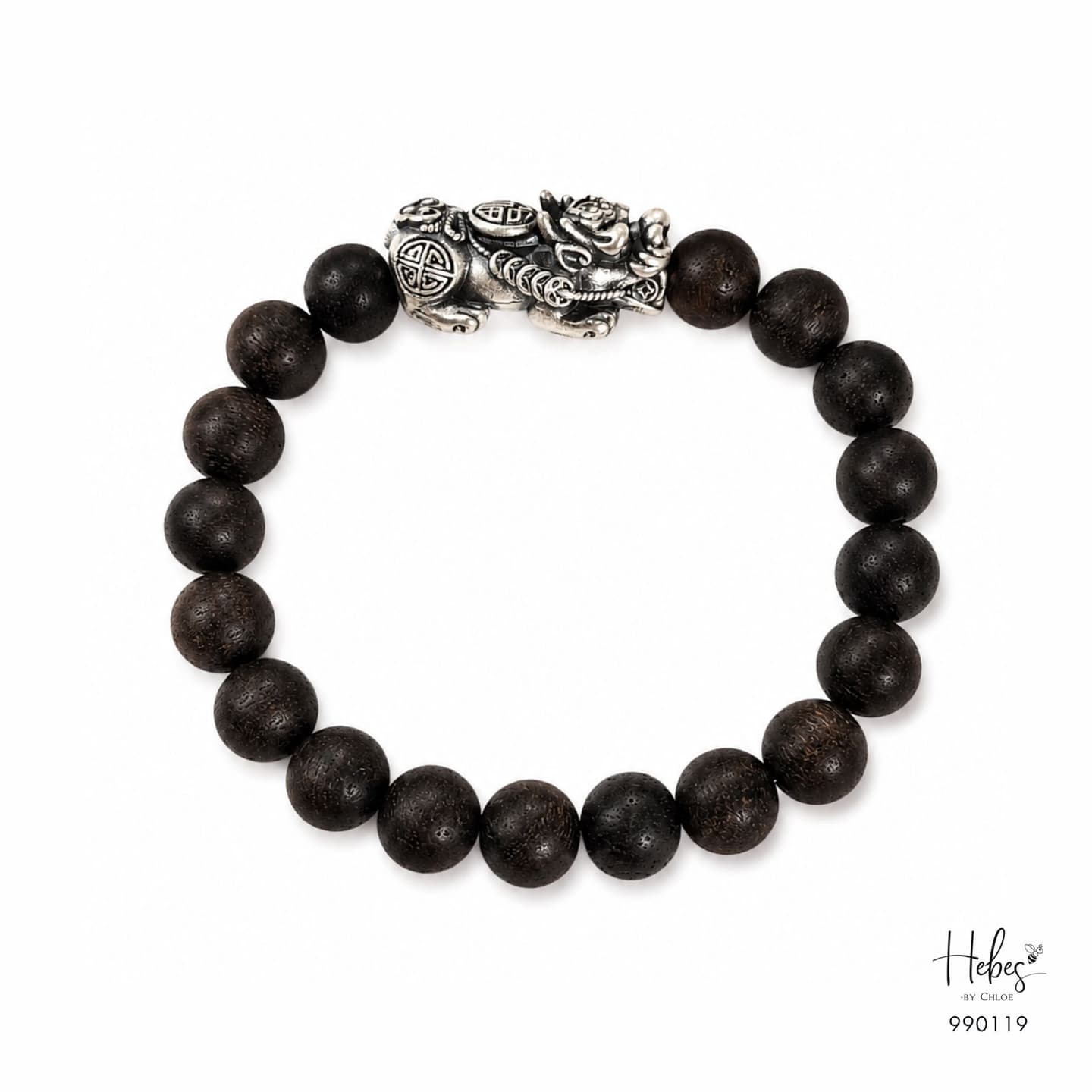 Vietnamese Rare Agarwood Pixiu Bracelet 990119