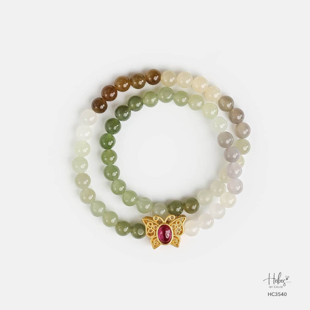 Glimmer Vibrant Glow Jade Bracelet 993540