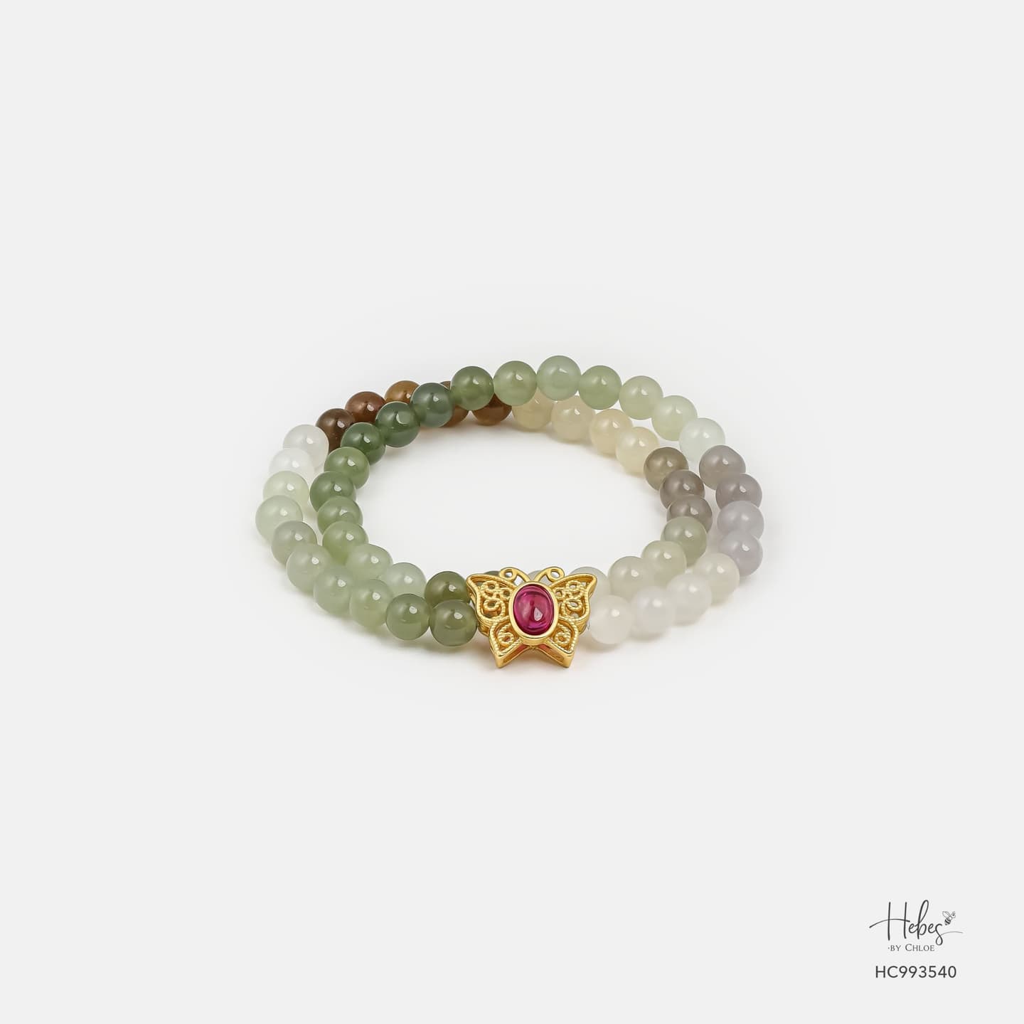 Glimmer Vibrant Glow Jade Bracelet 993540