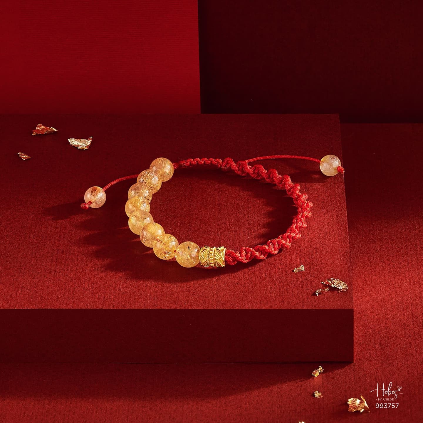 Mantra String Yellow Rutilated Quartz Bracelet 993757