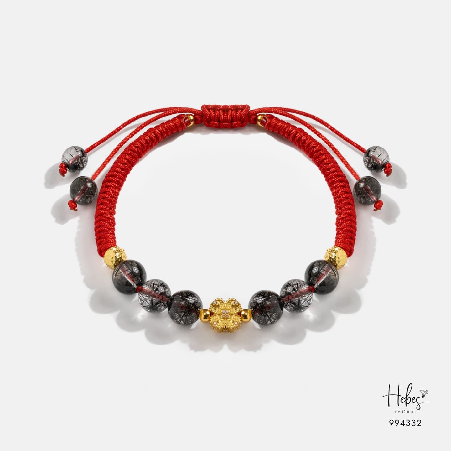 Mantra Black Rutilated Wealth Bracelet 994332