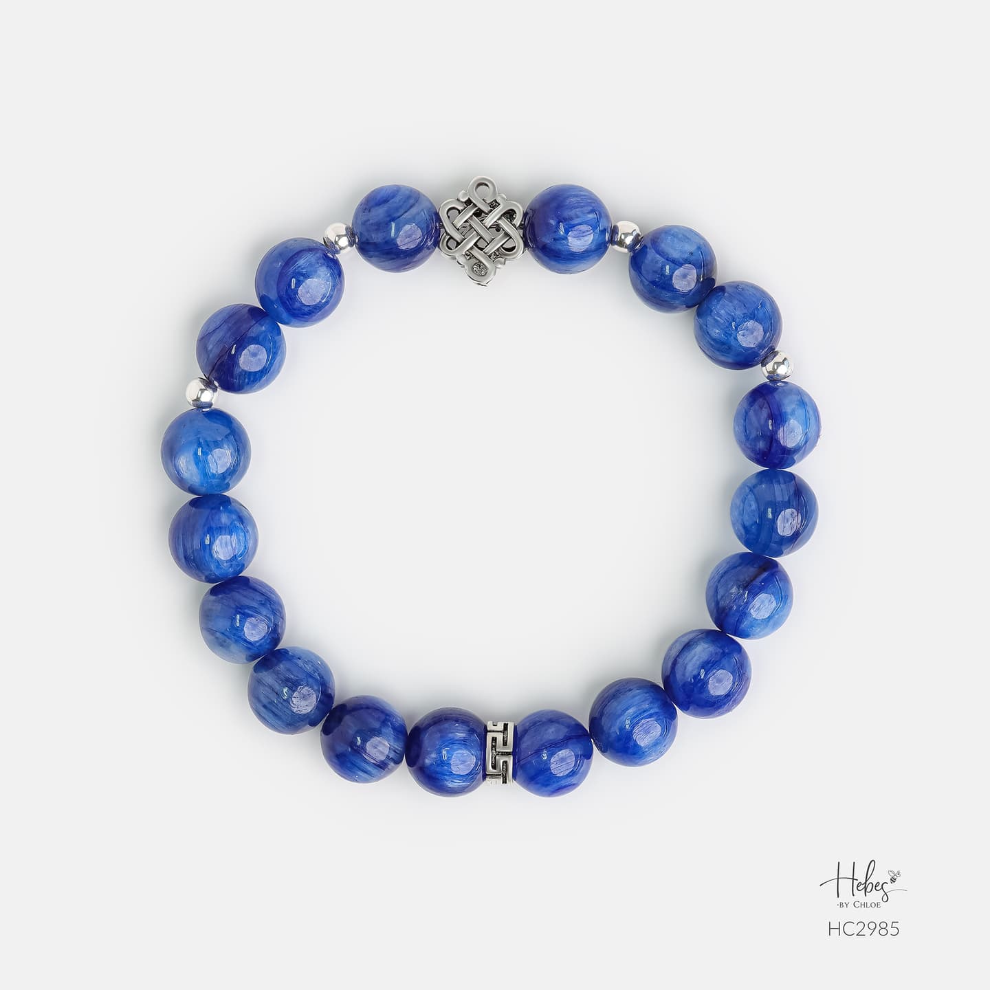 Everlasting Love Endless Knot Lapis Healing Bracelet HC2985