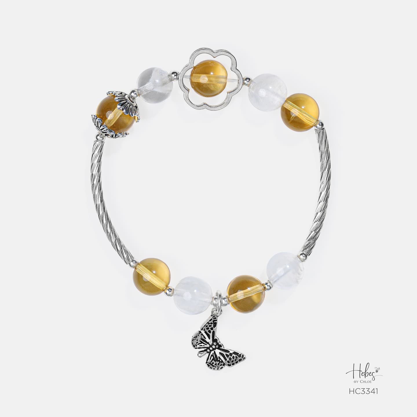 The Oasis Golden Gleam Yellow Quartz Bracelet