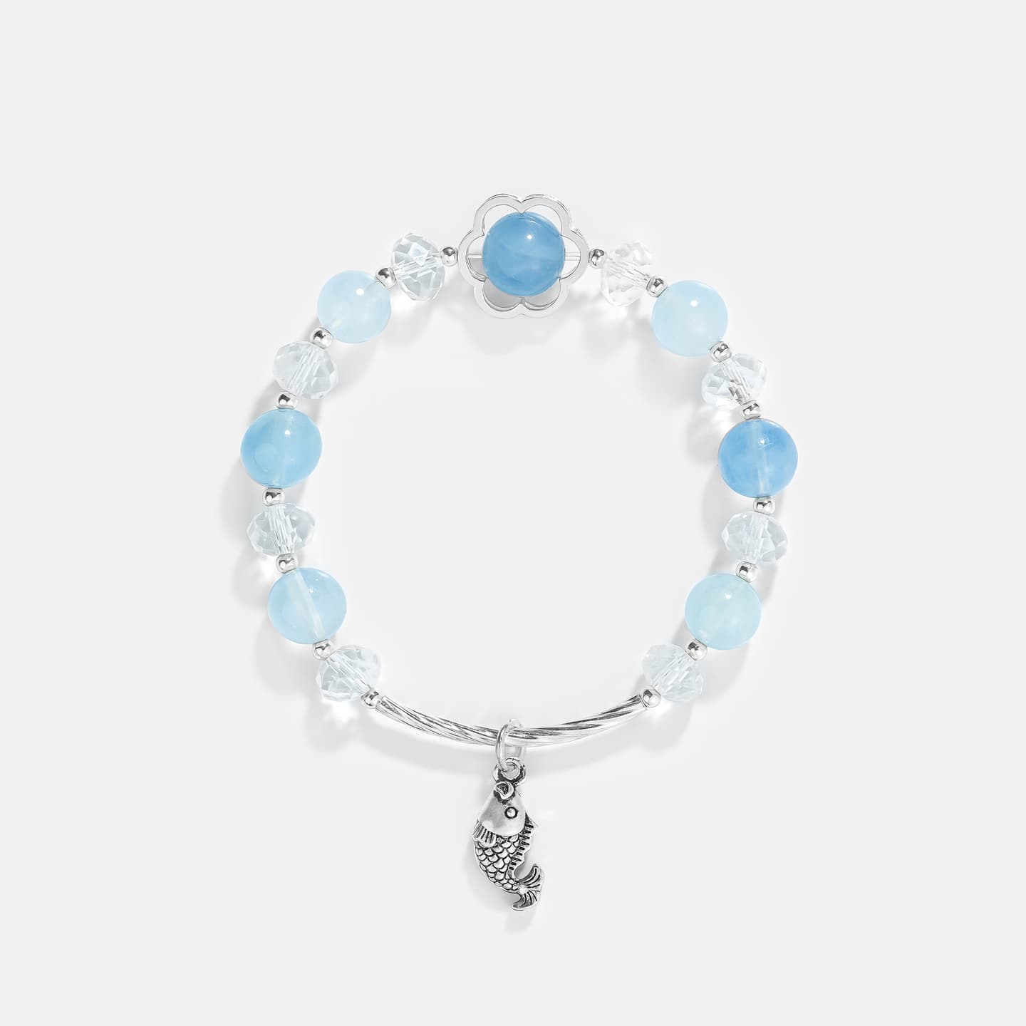 Sparkle and Shine Aquamarine Bracelet