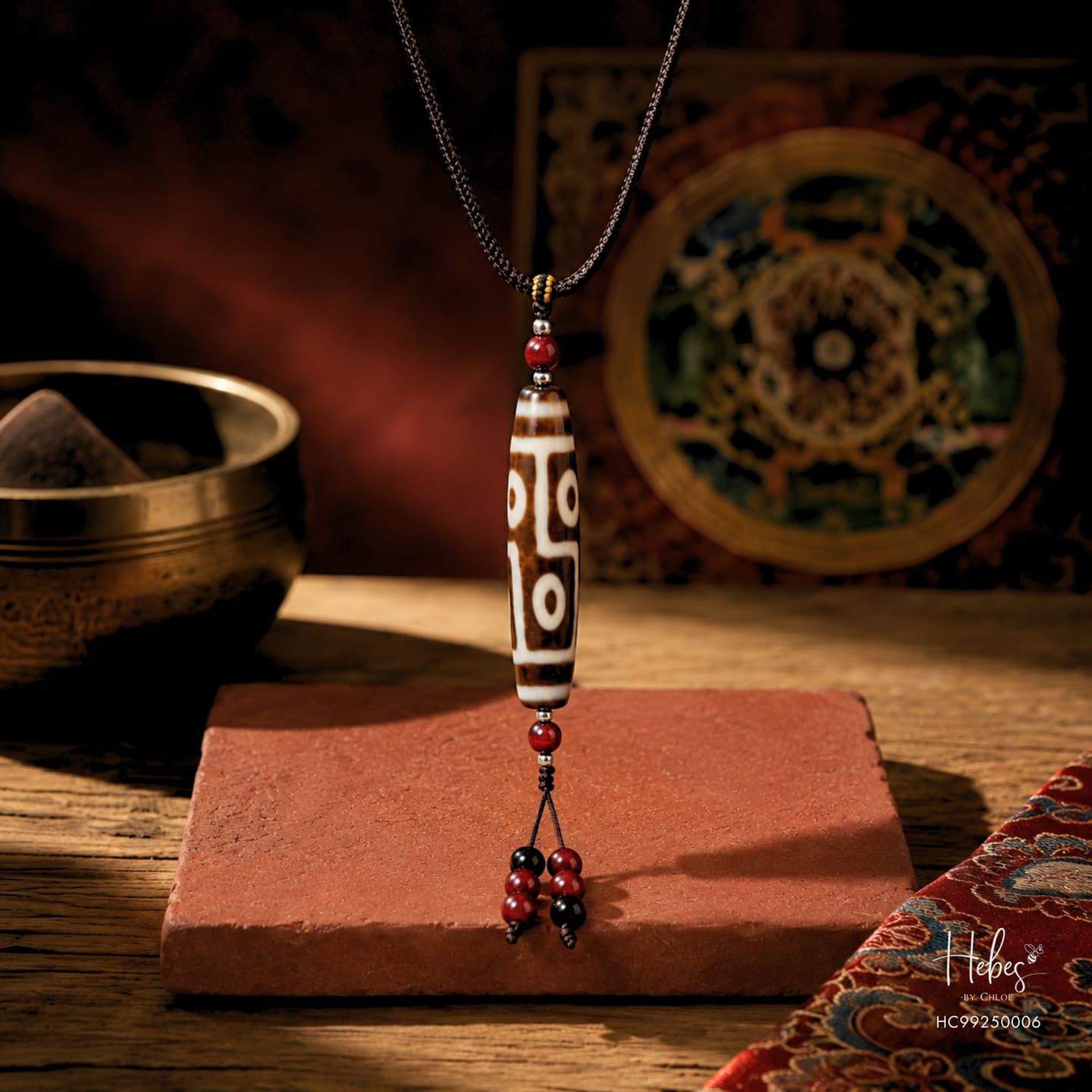 The Boundless Positivity 6-Eye Dzi Pendant HC99250006