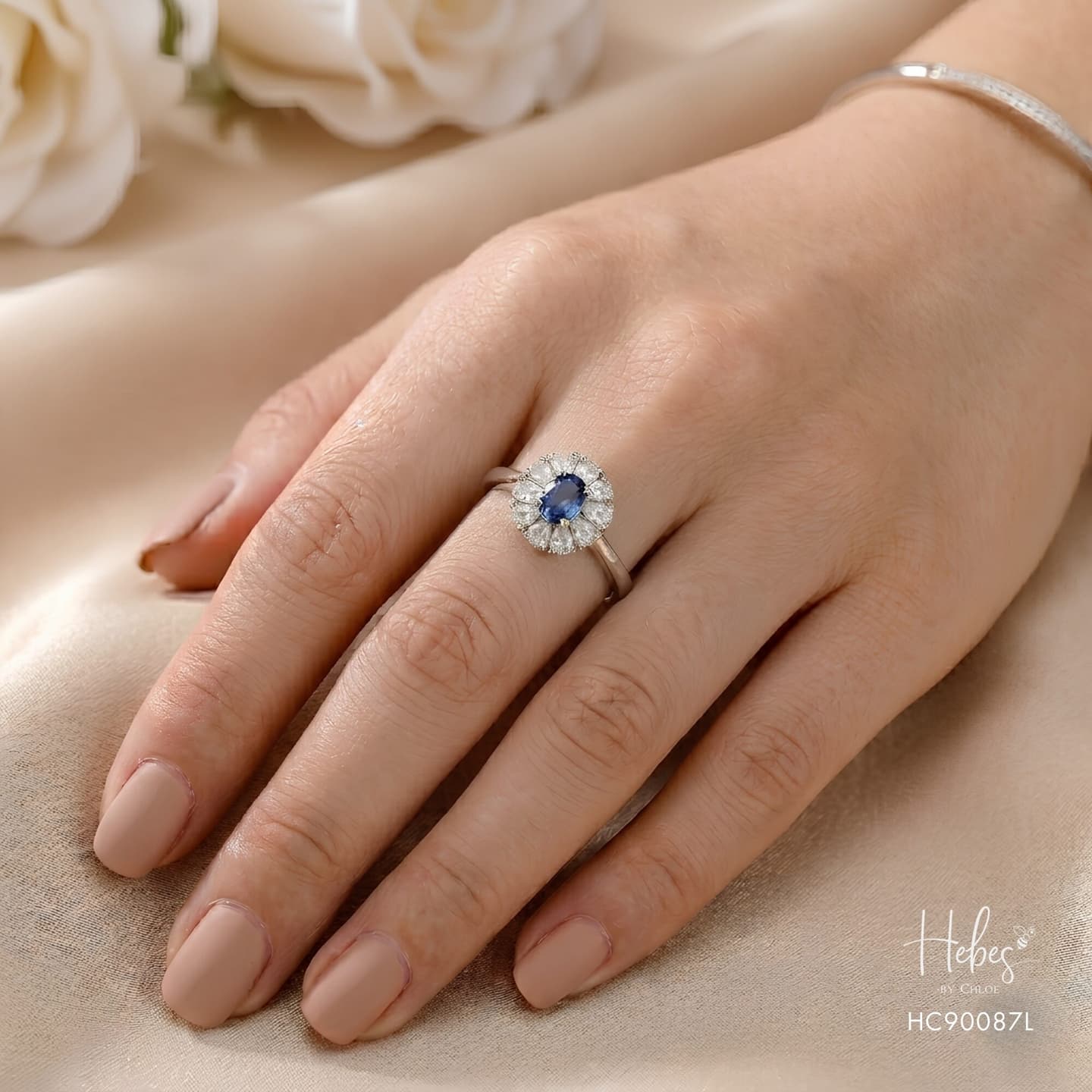 Hebes Blue Sapphire Ring HC90087L