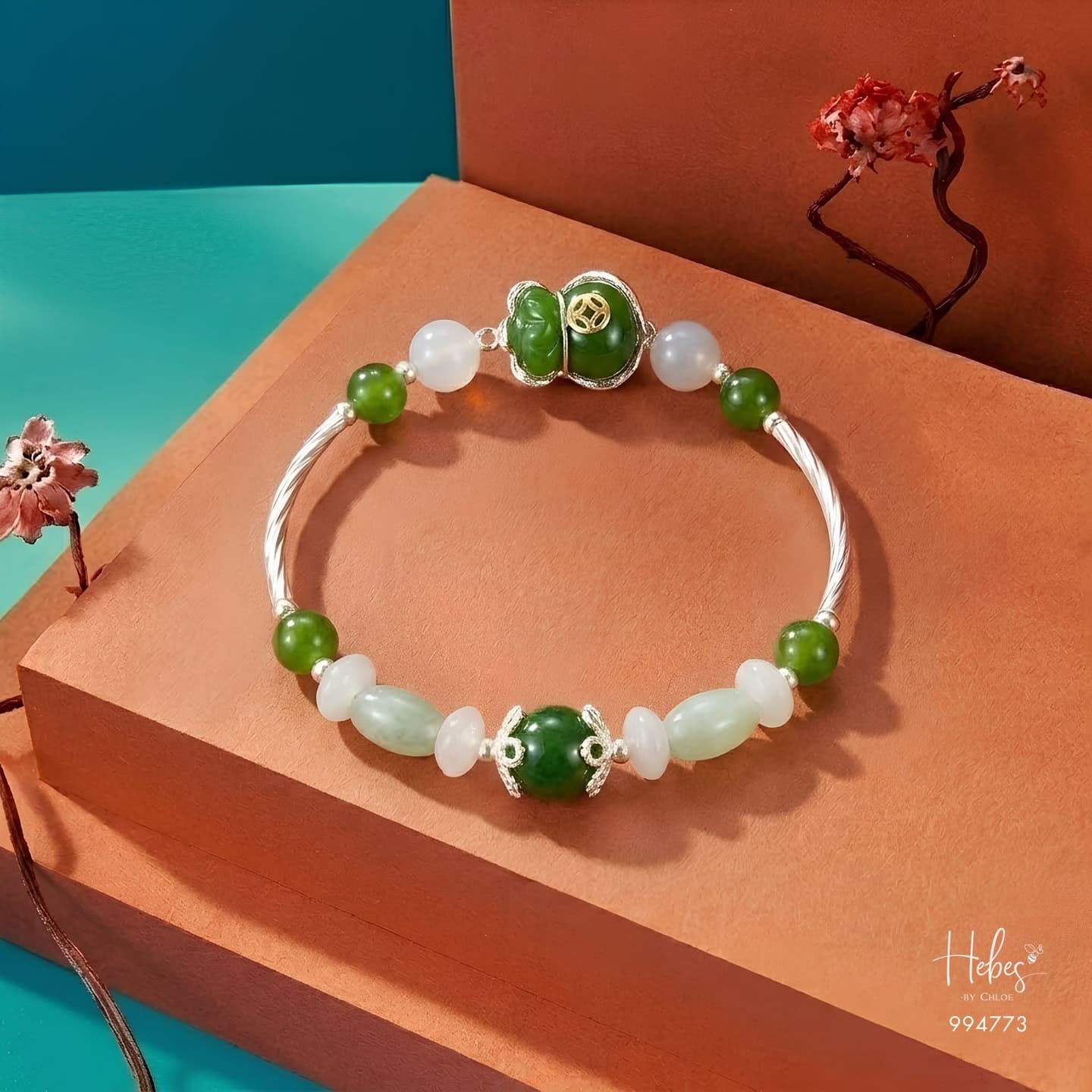Infinite Fortune Jade Money Bag Bracelet  994773