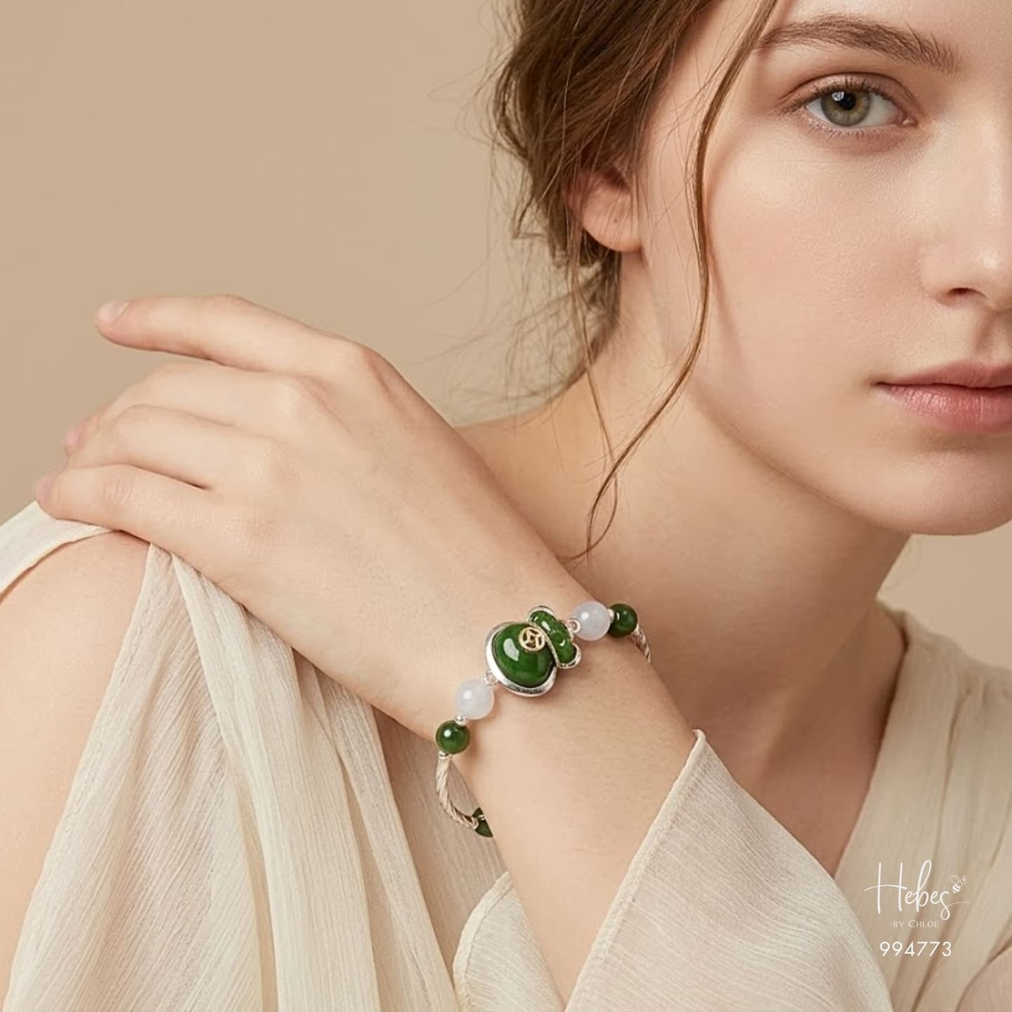 Infinite Fortune Jade Money Bag Bracelet  994773
