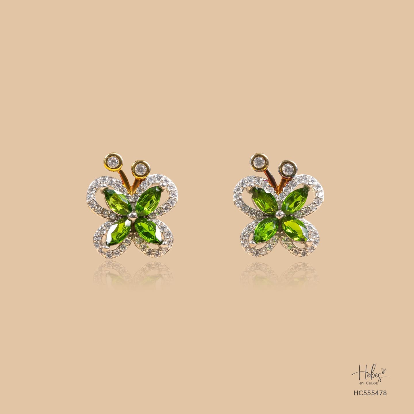 Diopside Earrings 555478