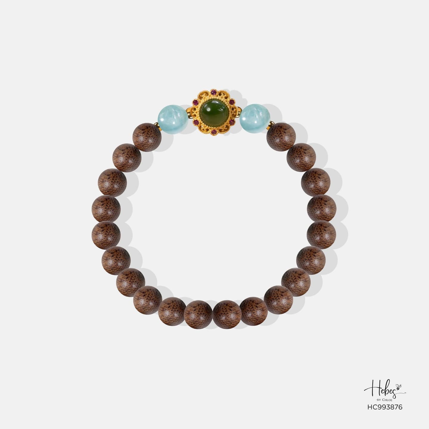Vietnamese Agarwood Turquoise Bracelet  993876