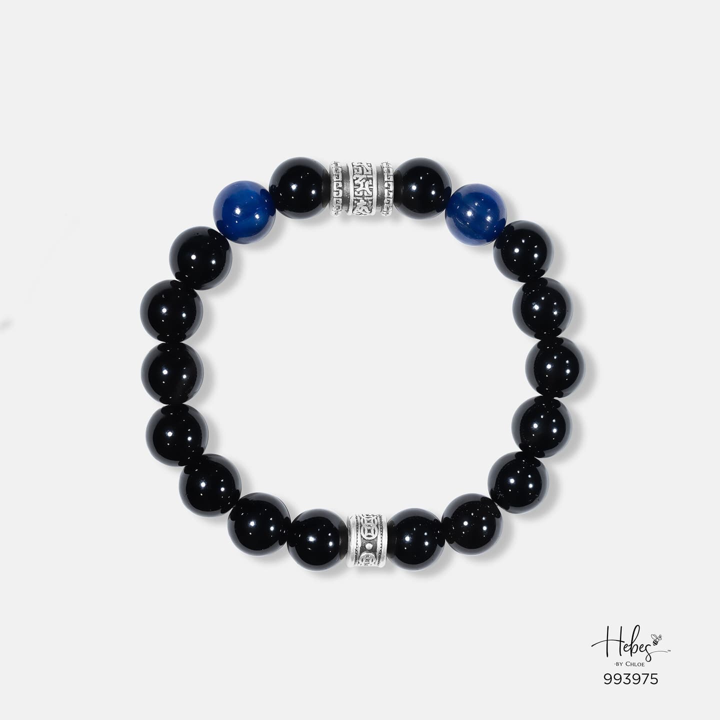 The Emperor Black Tourmaline with Kyanite Bracelet 993975