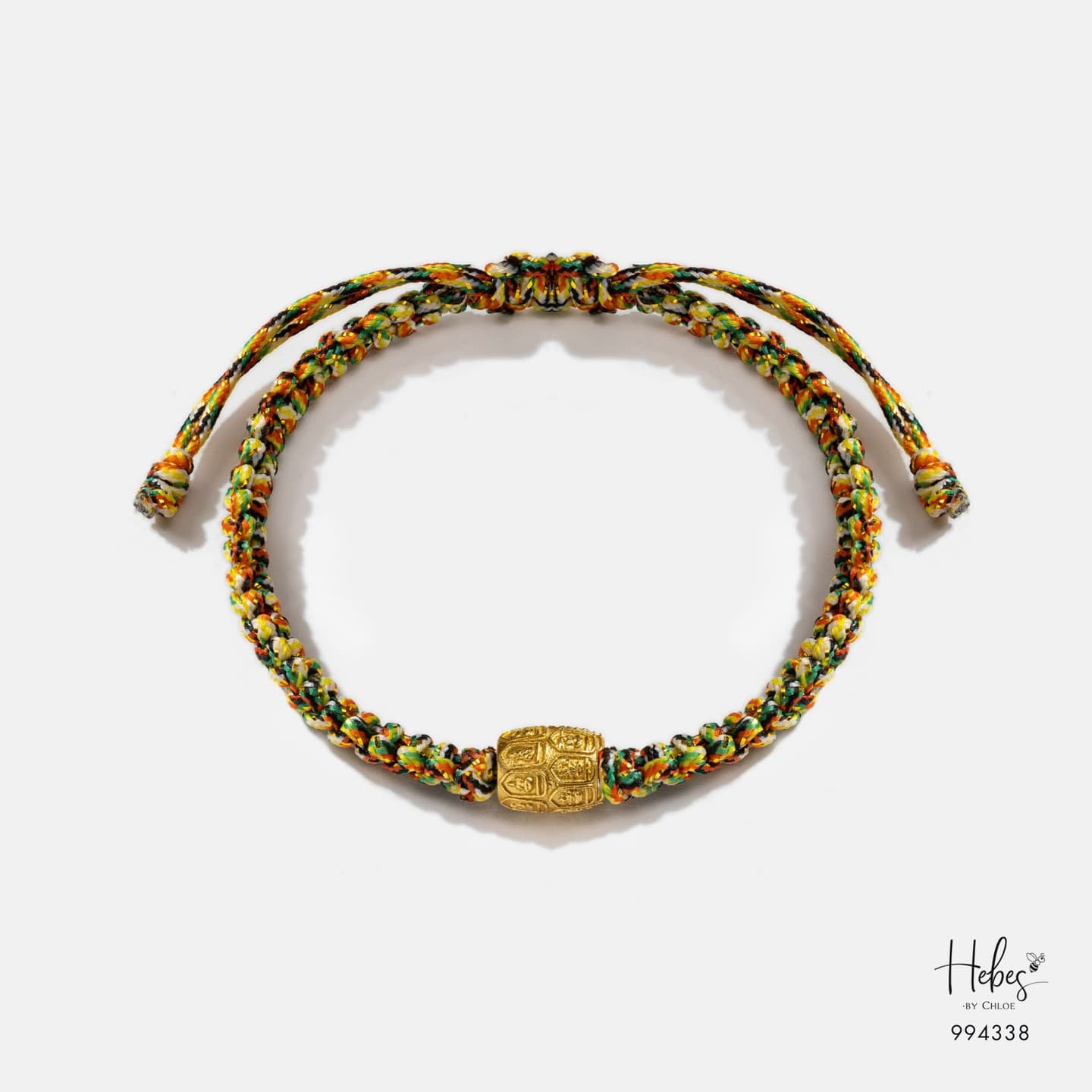 Mantra Golden Sutra Charm Bracelet (For Him) 994338