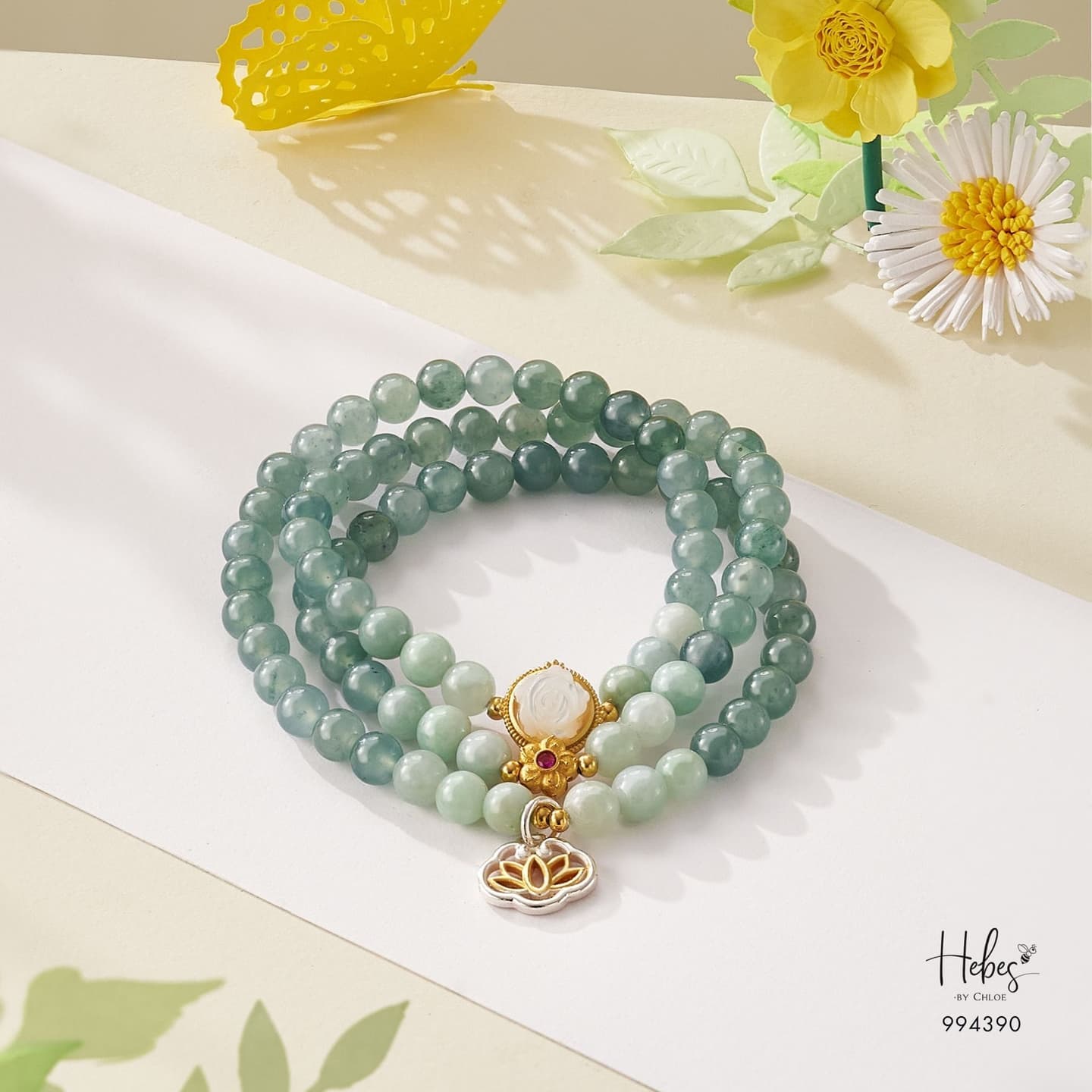 Jade Tranquil Bloom Bracelet 994390