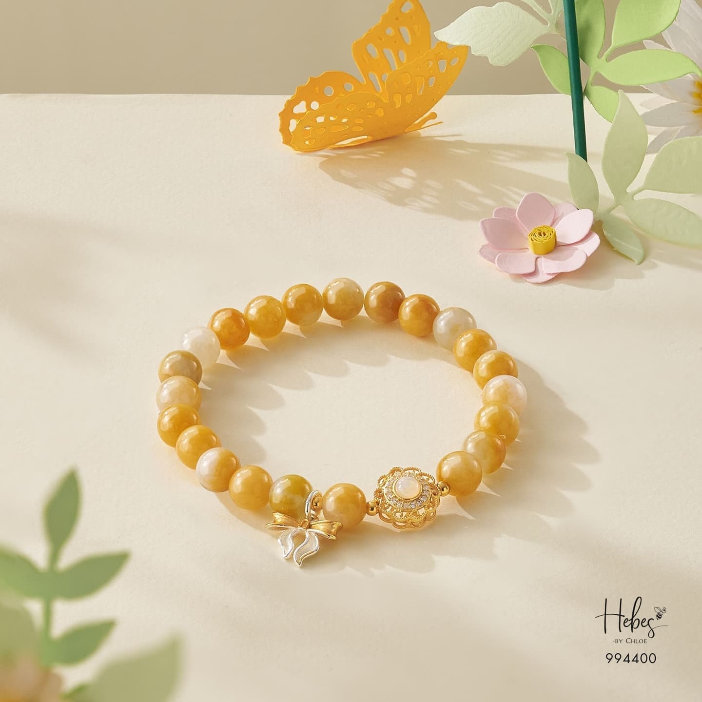 Yellow Jade Luminous Rise Bracelet 994400