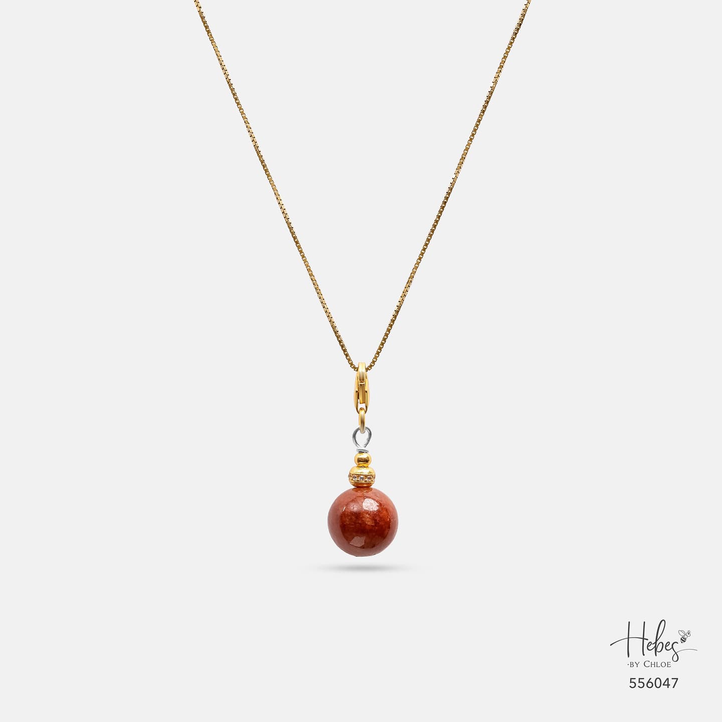 Red Jade Luminous Dawn Pendant 556047