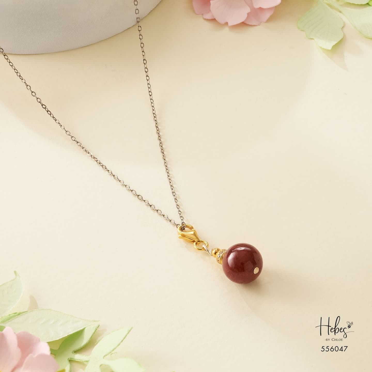 Red Jade Luminous Dawn Pendant 556047