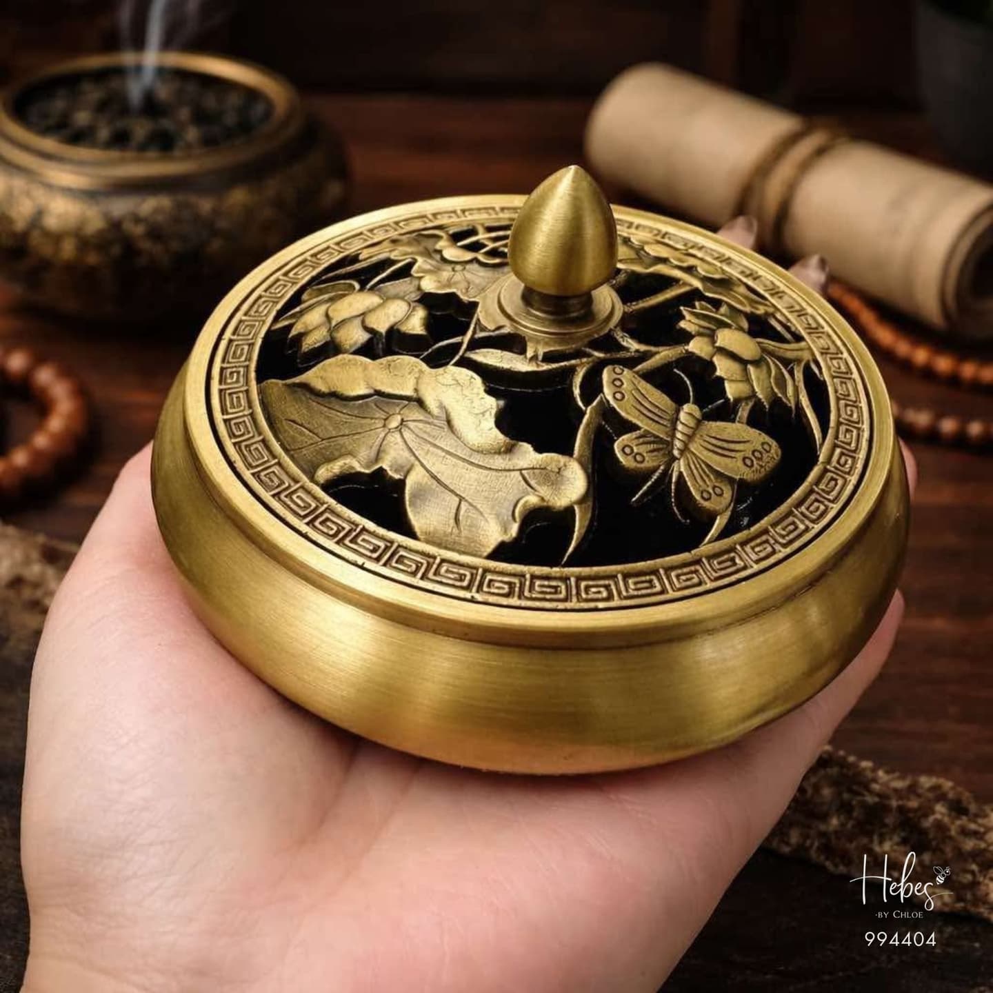 Agarwood Lotus Incense Burner 994404