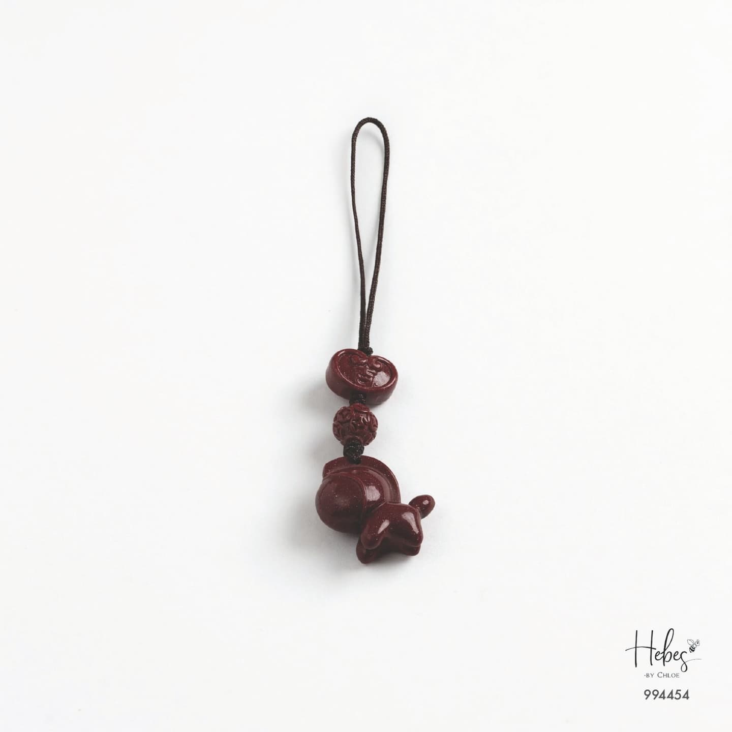 Cinnabar The Horse &amp; Longevity Lock Charm 994454