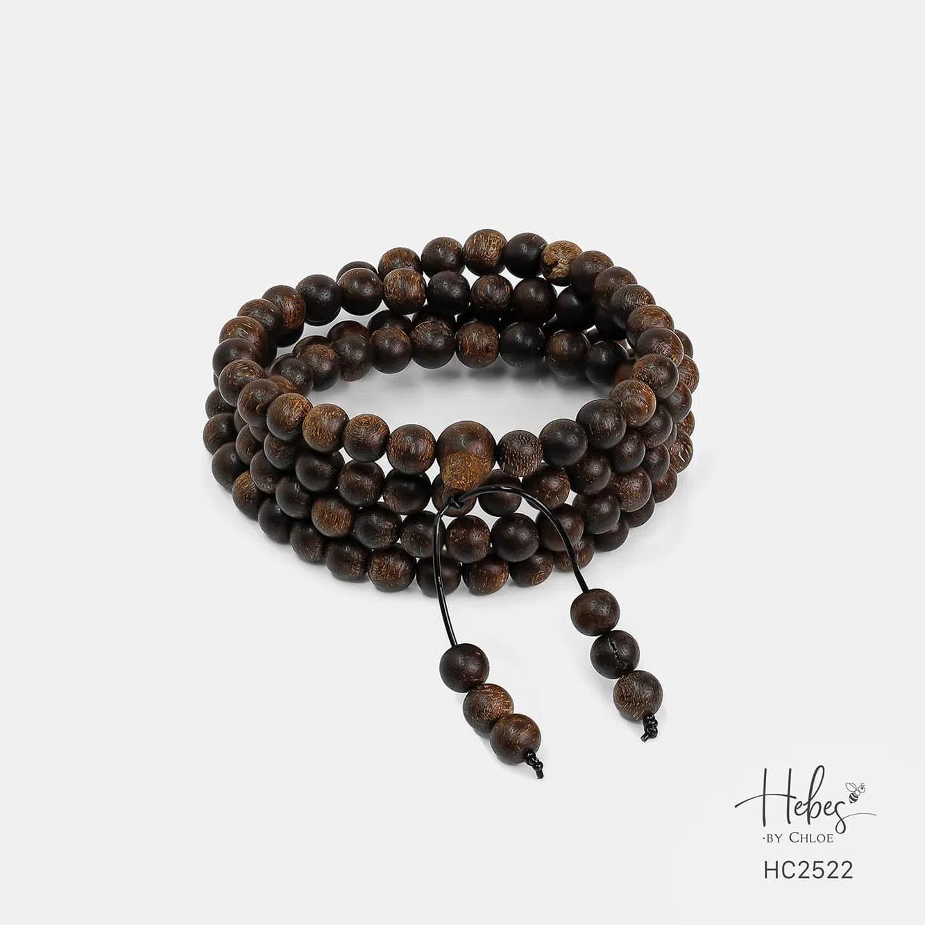 Vietnamese 108 Beads Agarwood Bracelet (6mm) - HC2522