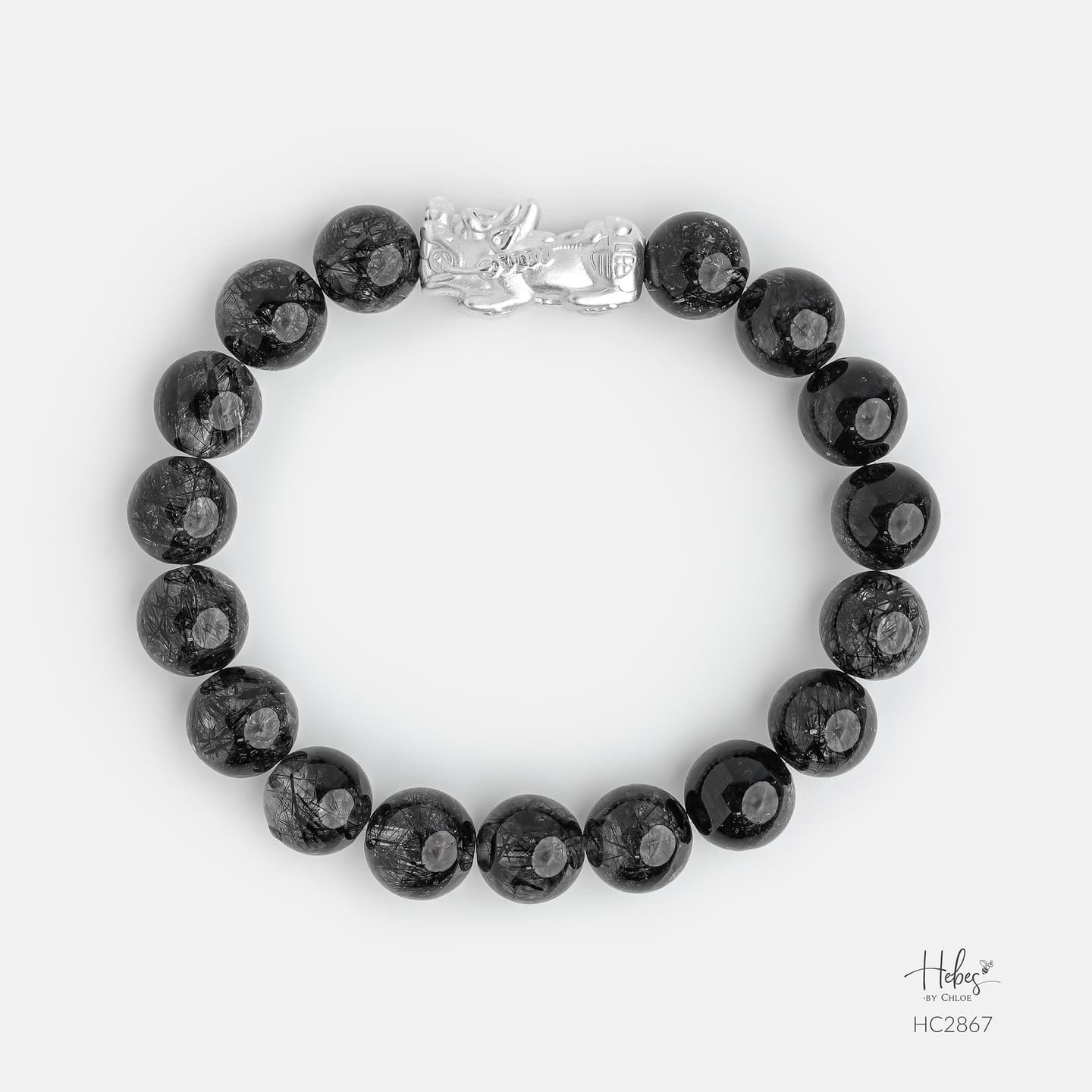 Hebes Black Rutilated Quartz Bracelet HC2867