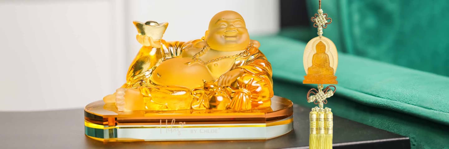 Crystal Fengshui Laughing Buddha