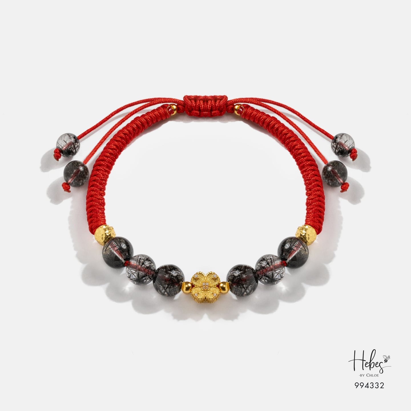 Mantra Black Rutilated Wealth Bracelet 994332