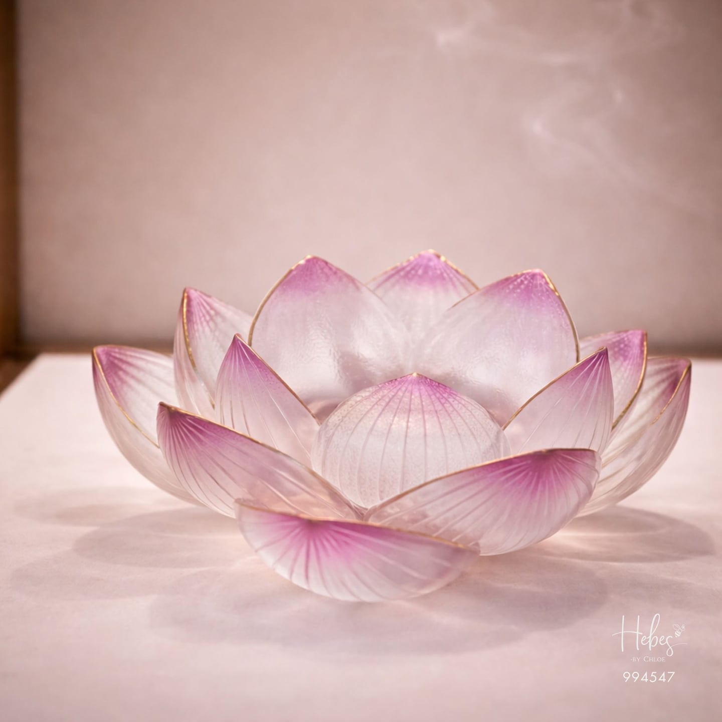 Premium Glass Lotus Incense Burner 994547