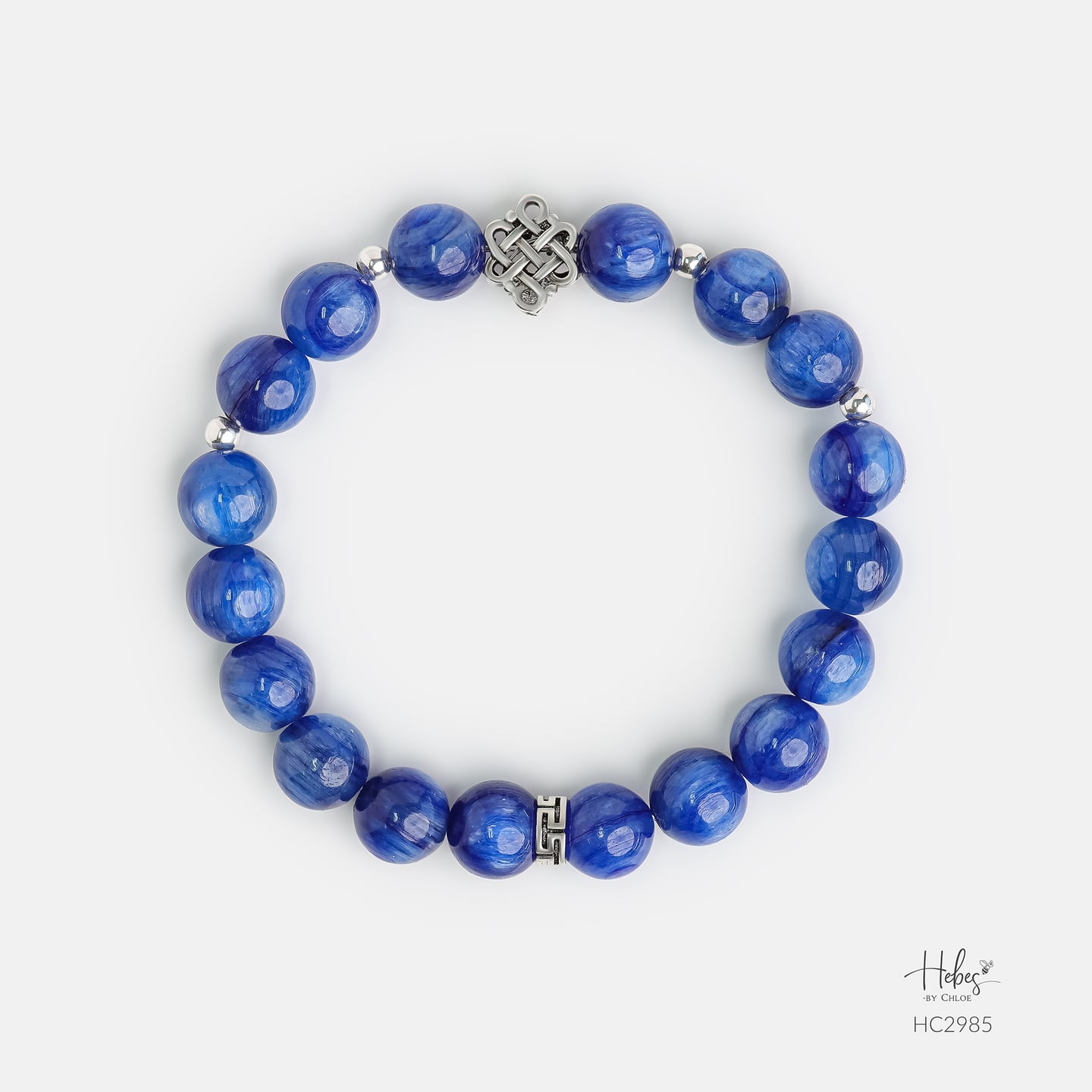 Everlasting Love Endless Knot Lapis Healing Bracelet HC2985