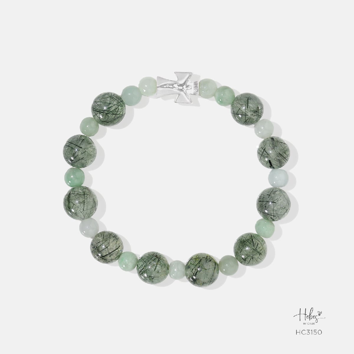 Hebes Green Rutilated Quartz Bracelet HC3150