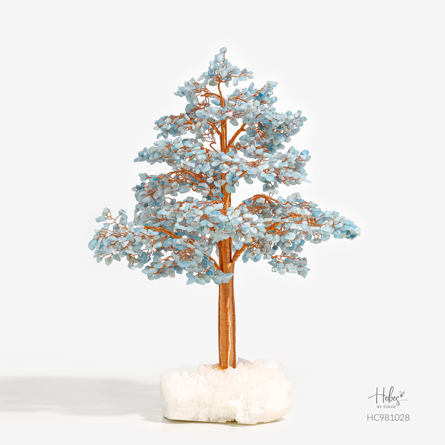 Hebes Feng Shui Tree Aquamarine Large HC981028