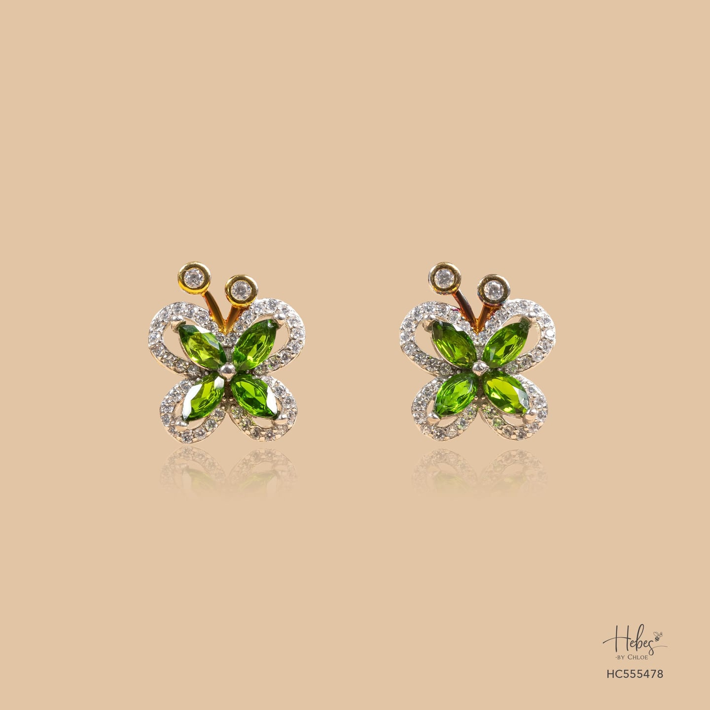 Diopside Earrings 555478