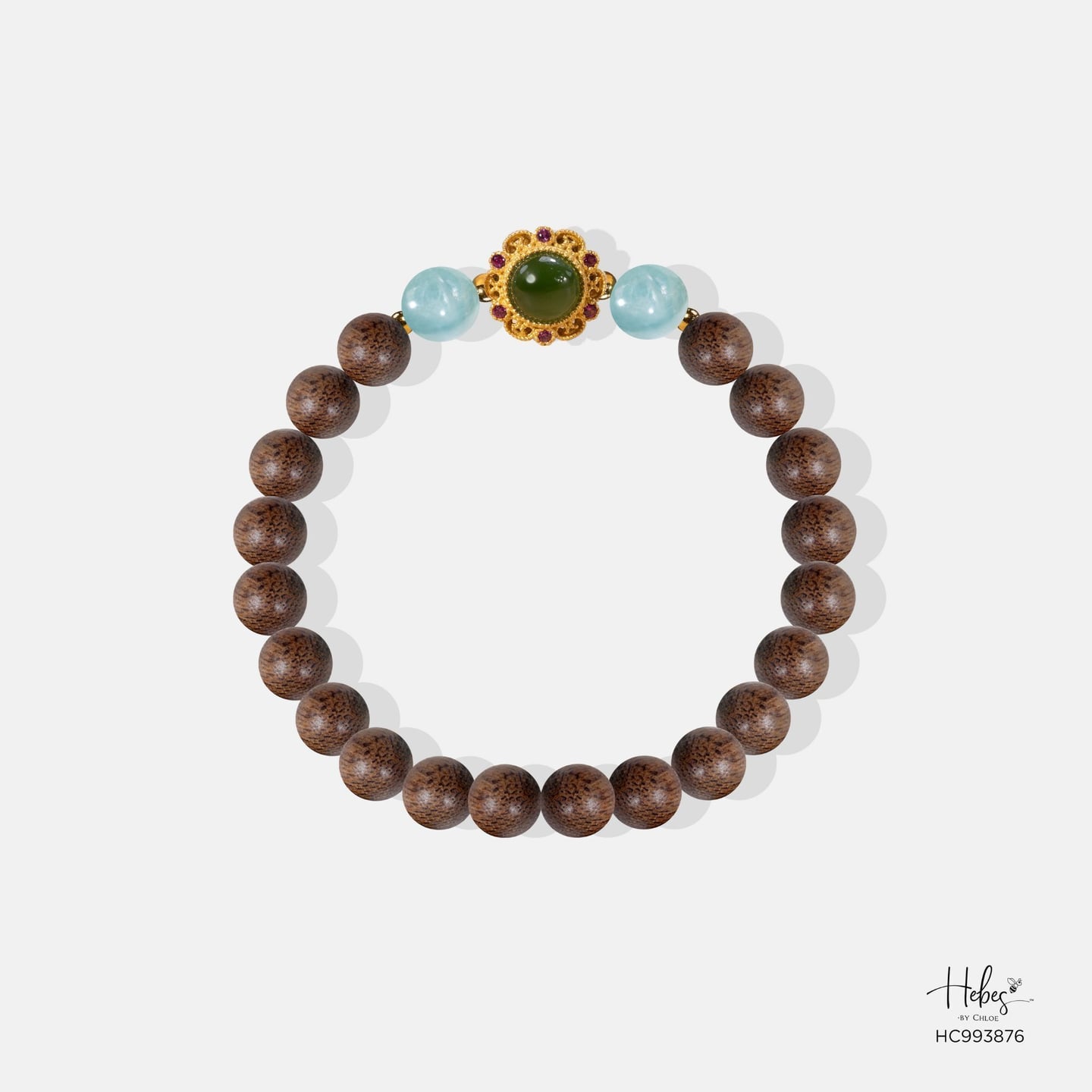 Vietnamese Agarwood Turquoise Bracelet  993876