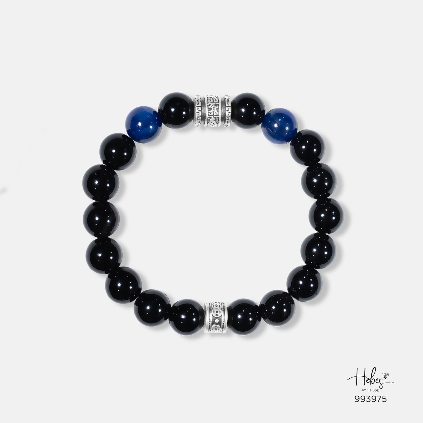 The Emperor Black Tourmaline with Kyanite Bracelet 993975