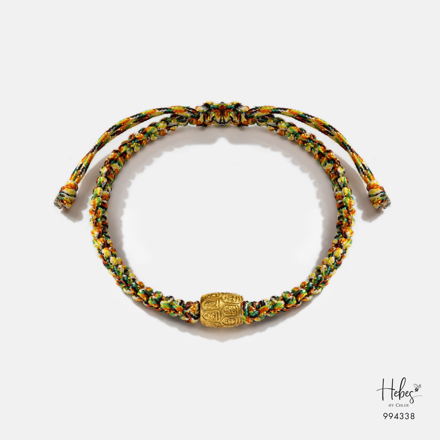 Mantra Golden Sutra Charm Bracelet (For Him) 994338