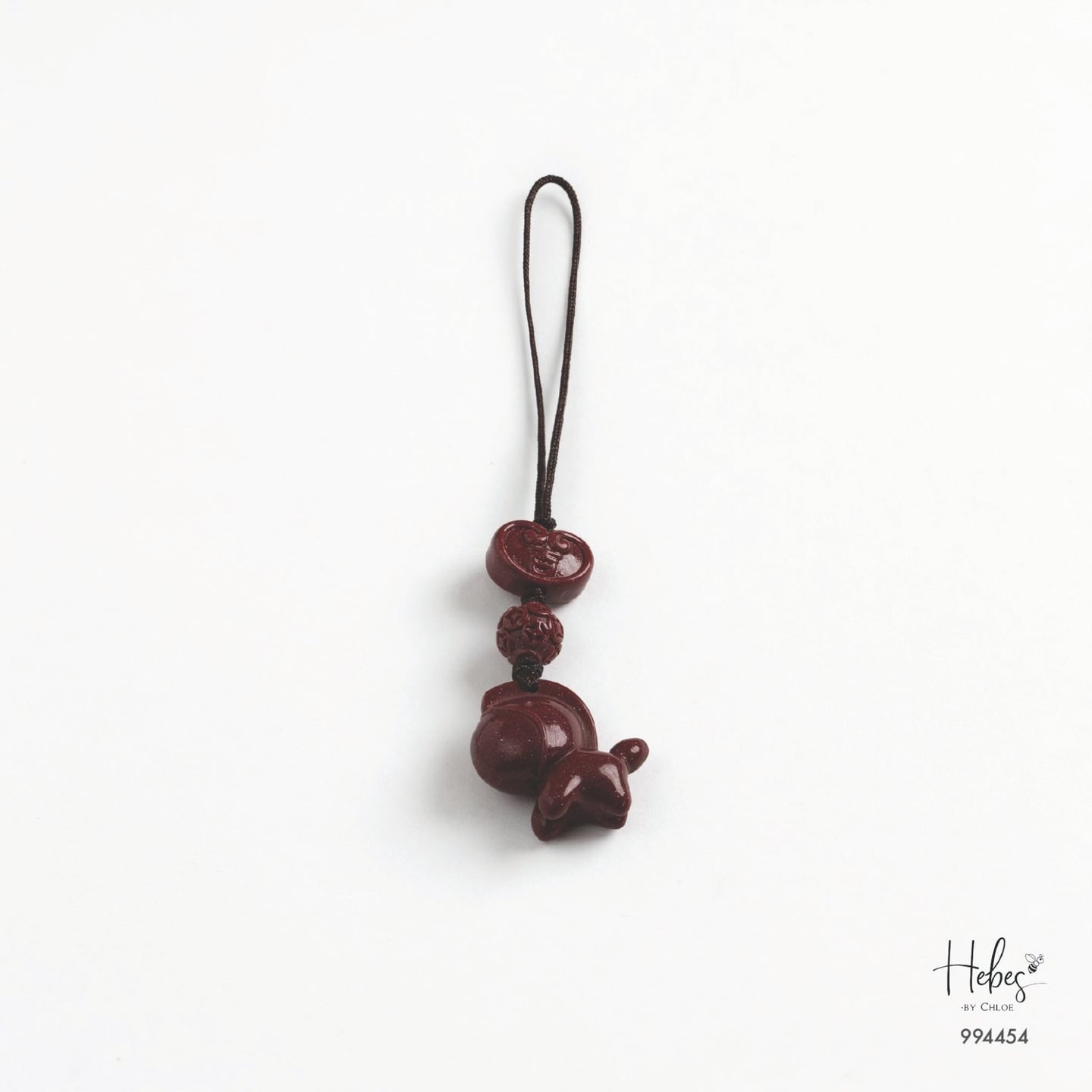 Cinnabar The Horse &amp; Longevity Lock Charm 994454