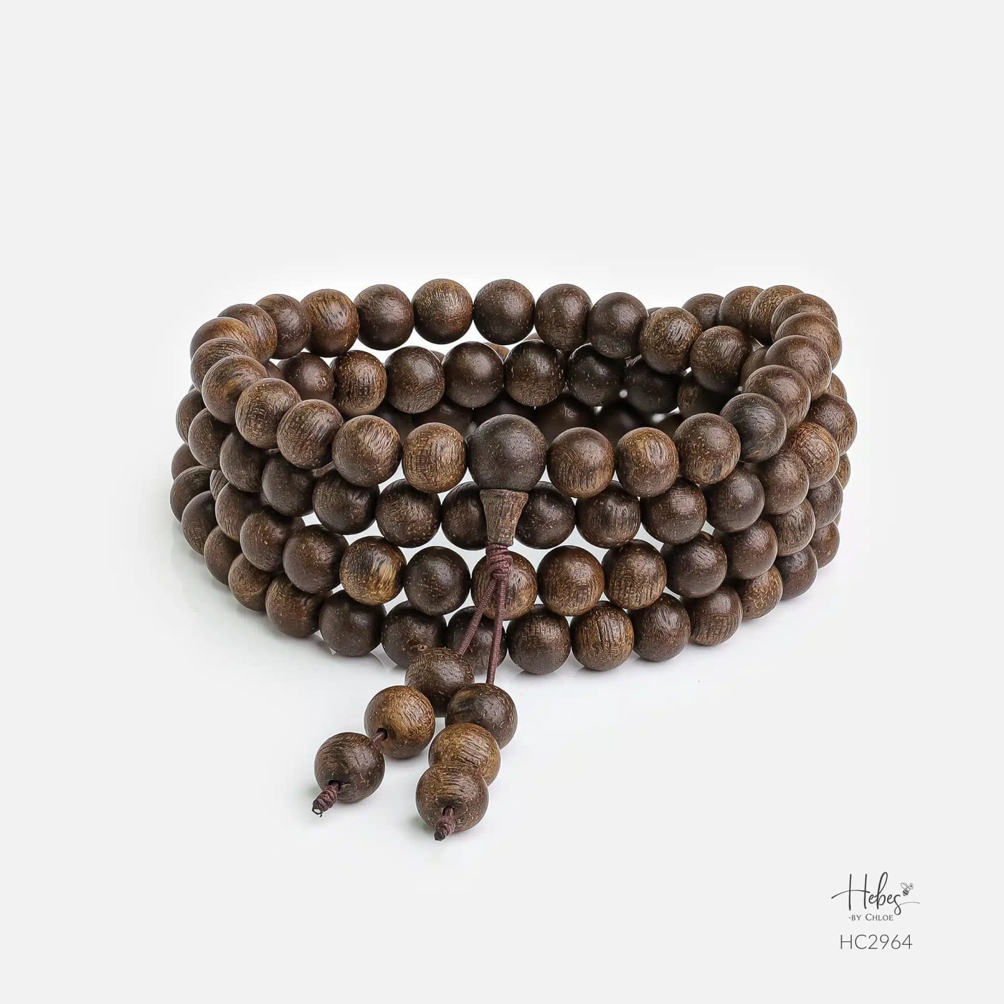 Vietnamese 108 Beads Agarwood Bracelet HC2964