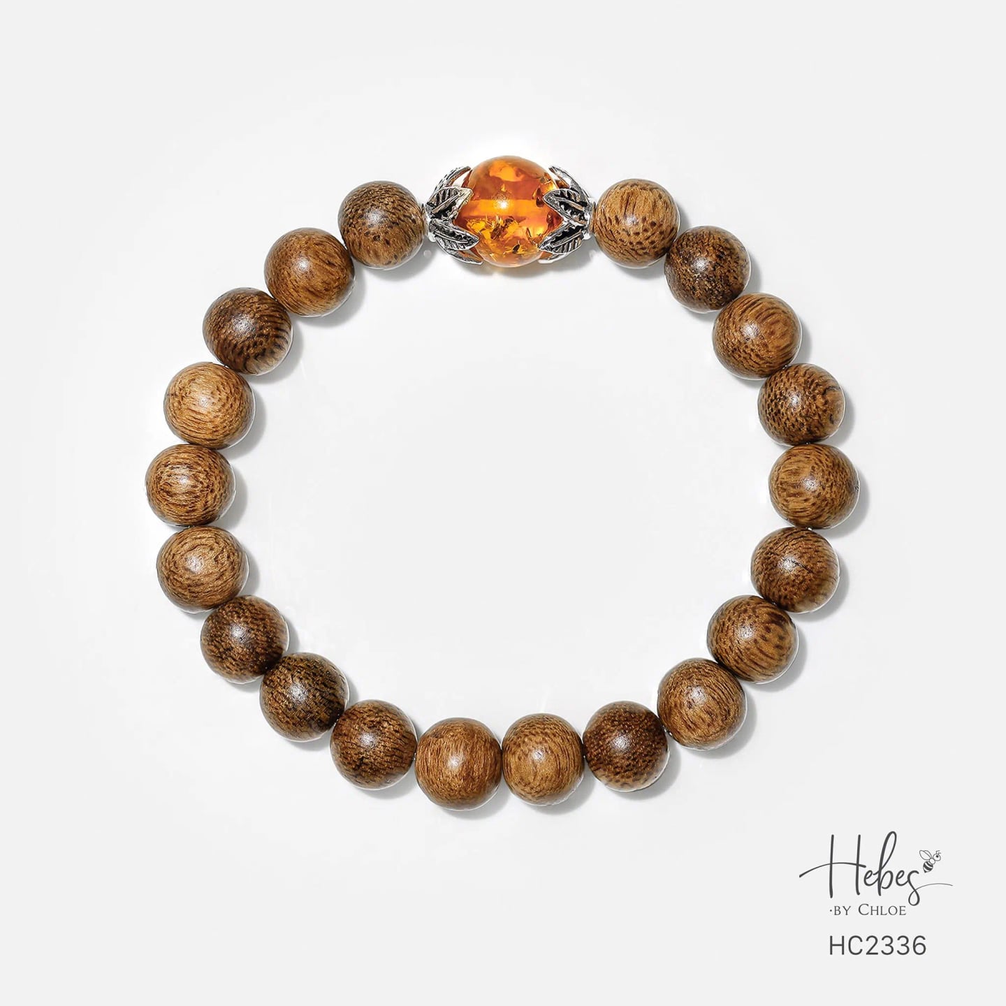 Vietnamese Amber Agarwood Bracelet HC2336